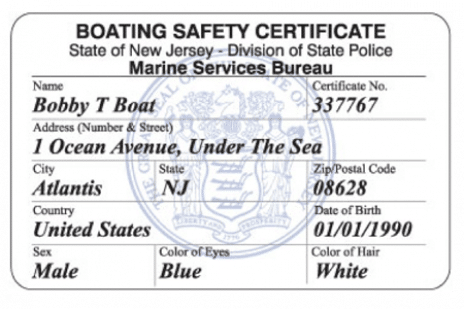 new jersey boating license